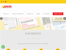Tablet Screenshot of datacopyprint.com